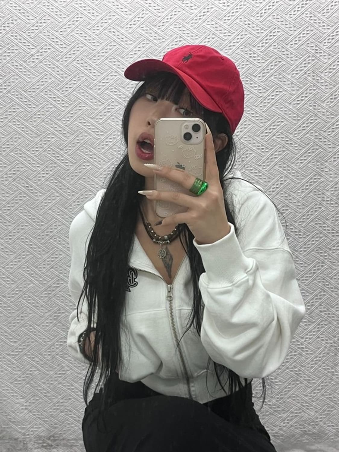 폴로 랄프로렌 빈티지 레트로 비비드레드 볼캡 C08436 상품이미지1