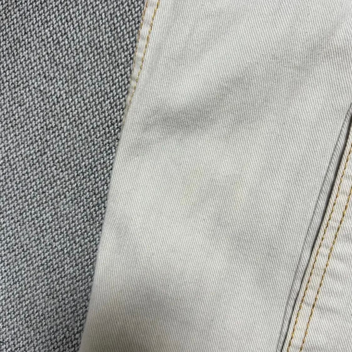 아르마니 아이보리 빈티지 트러커자켓(XL) 상품이미지6