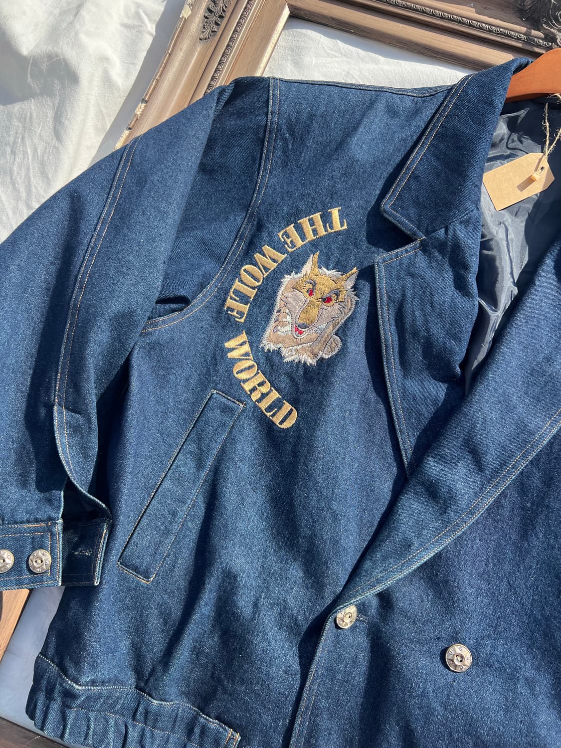 블루종 더블 데님 자켓 상품이미지3