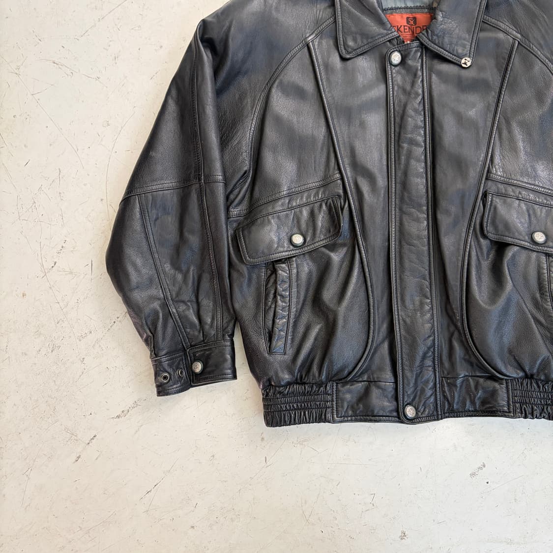 Skendel 빈티지 양가죽 자켓 L 상품이미지3