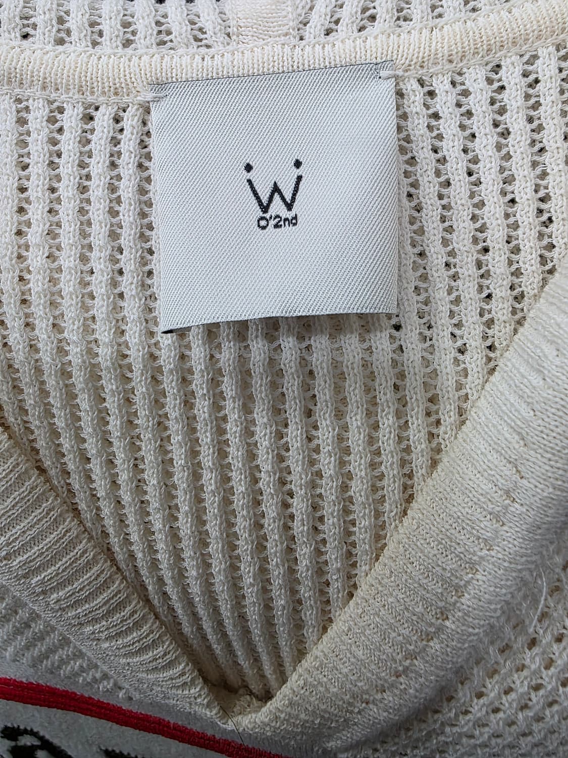 오즈세컨 여성 후드 롱 니트 원피스 상품이미지3