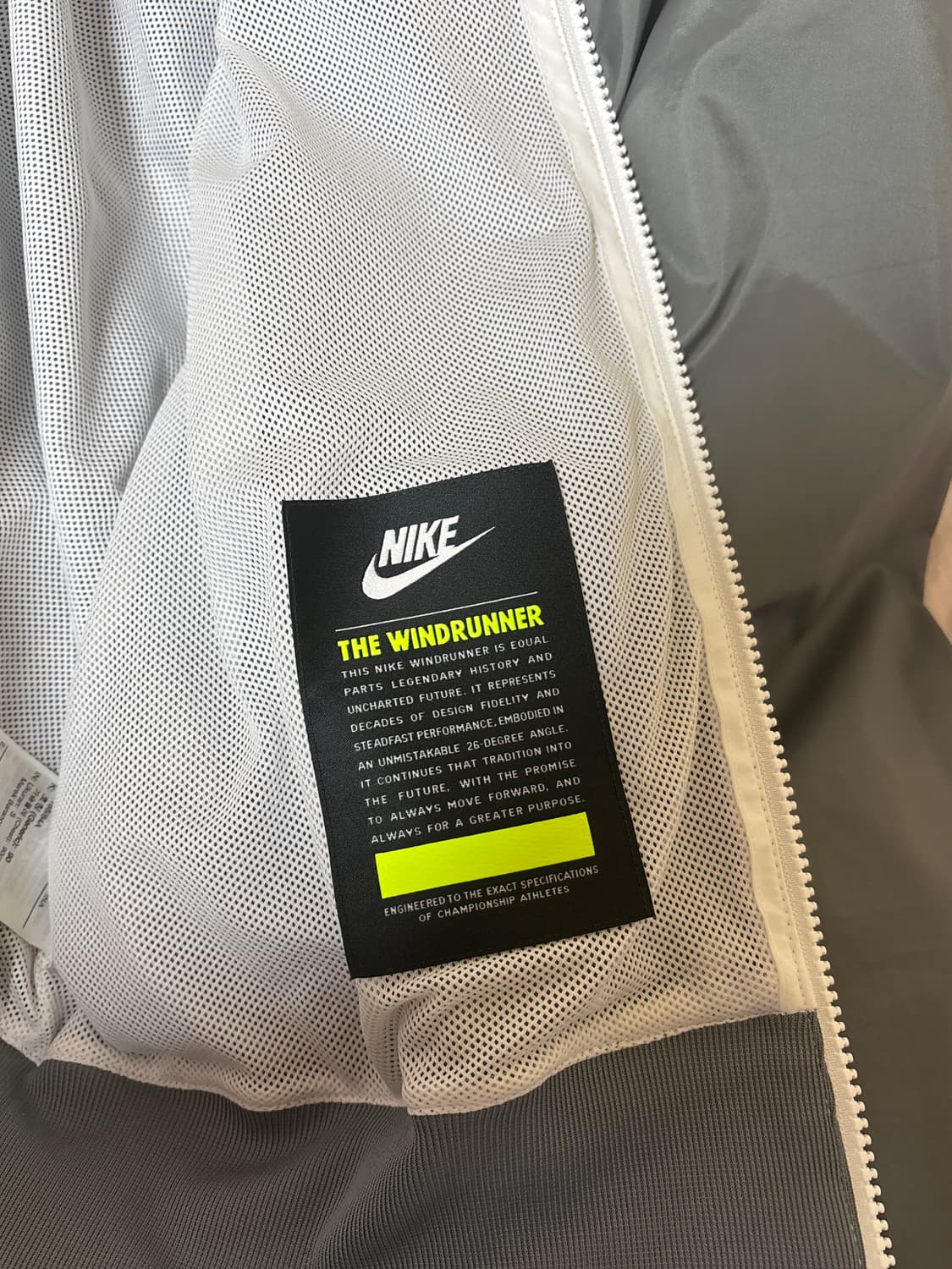 나이키 NSW 윈드러너 후드 자켓 스모크 그레이 - 아시아 상품이미지2