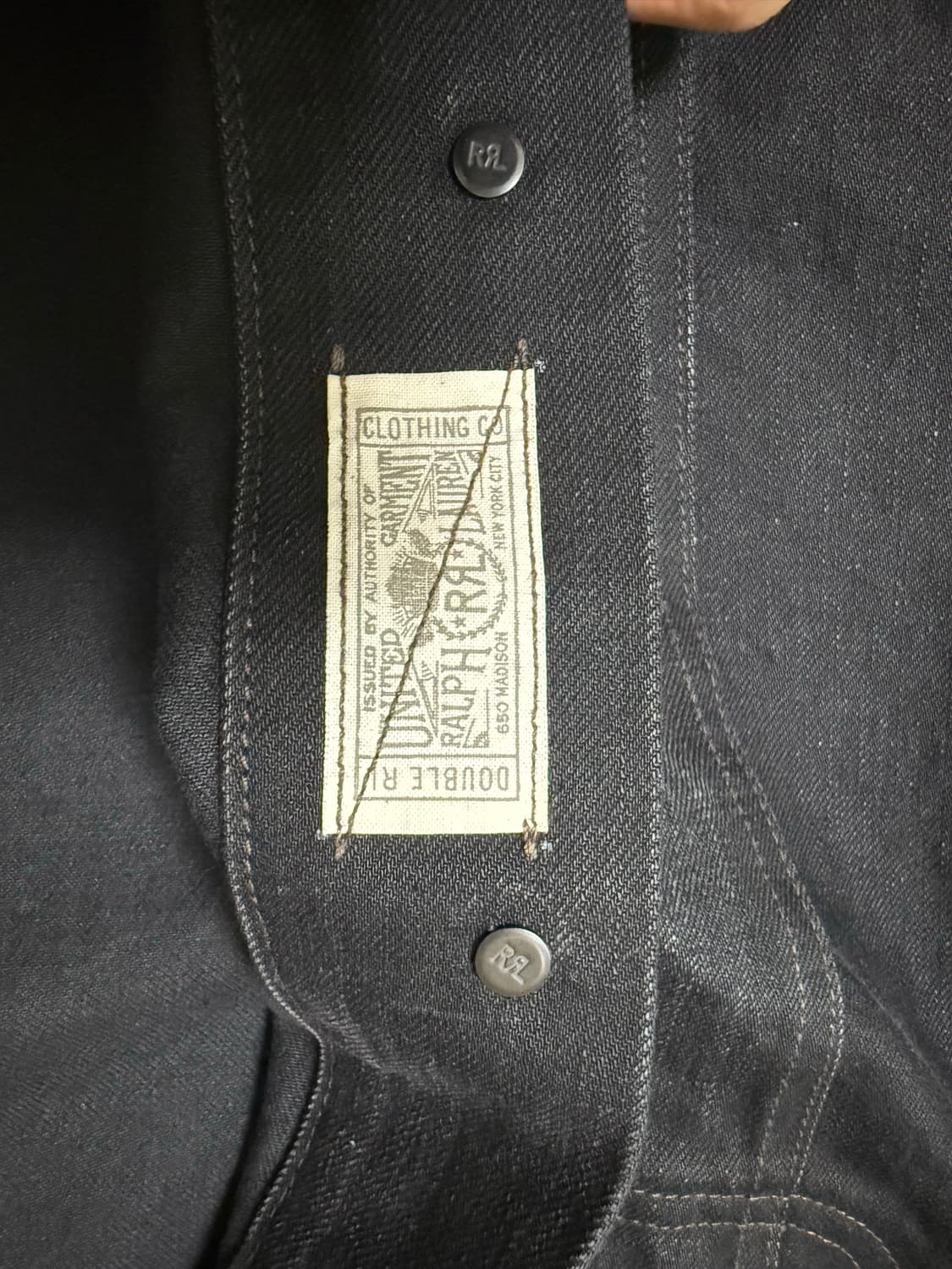 RRL lot271 블랙데님 자켓 L 상품이미지6