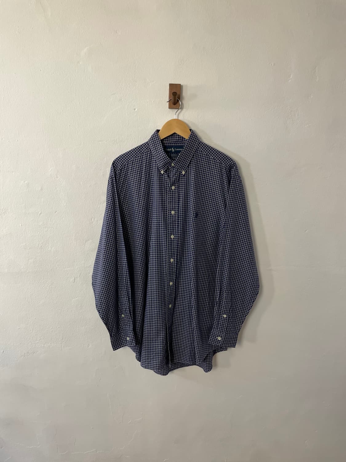 폴로 버튼다운 체크 셔츠  상품이미지1