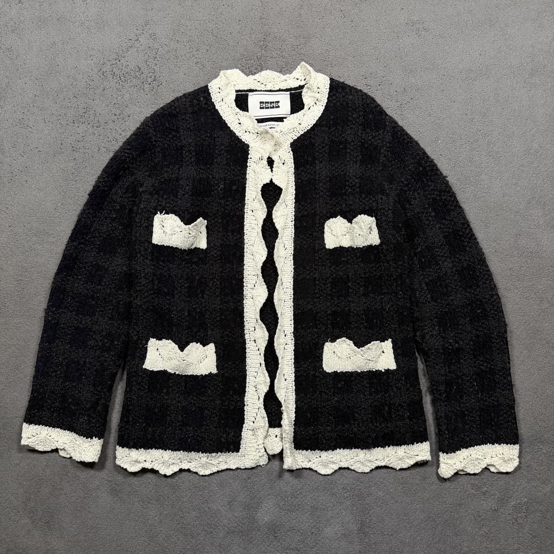 EENK 잉크 트위드 울 가디건  상품이미지2