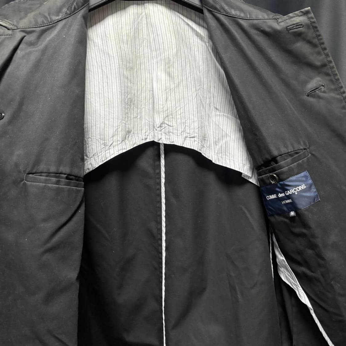 M) 꼼데가르송 옴므 빈티지 코트 상품이미지5