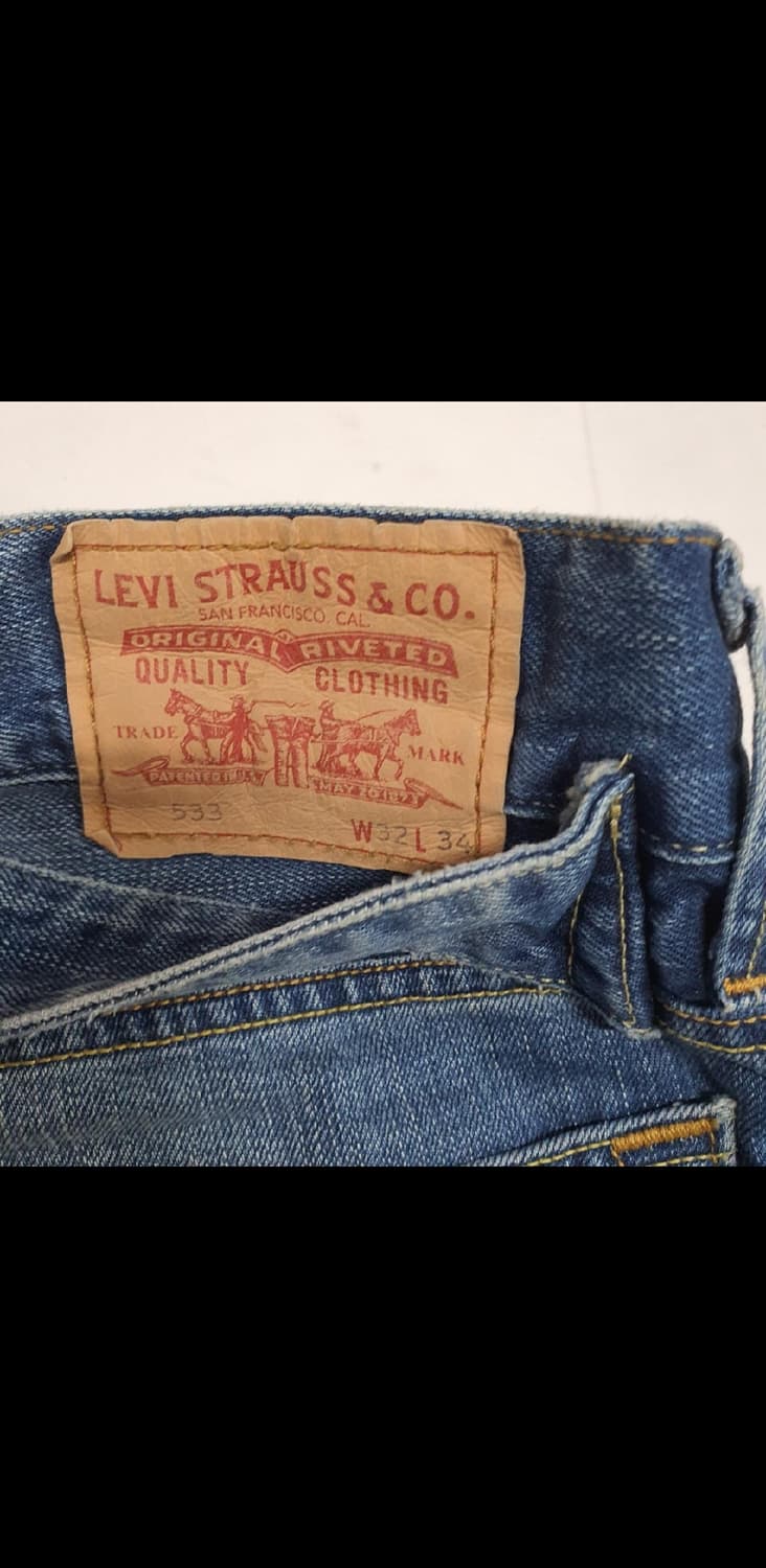 벨기에 리바이스533 신치백 데님팬츠 32x34 상품이미지5