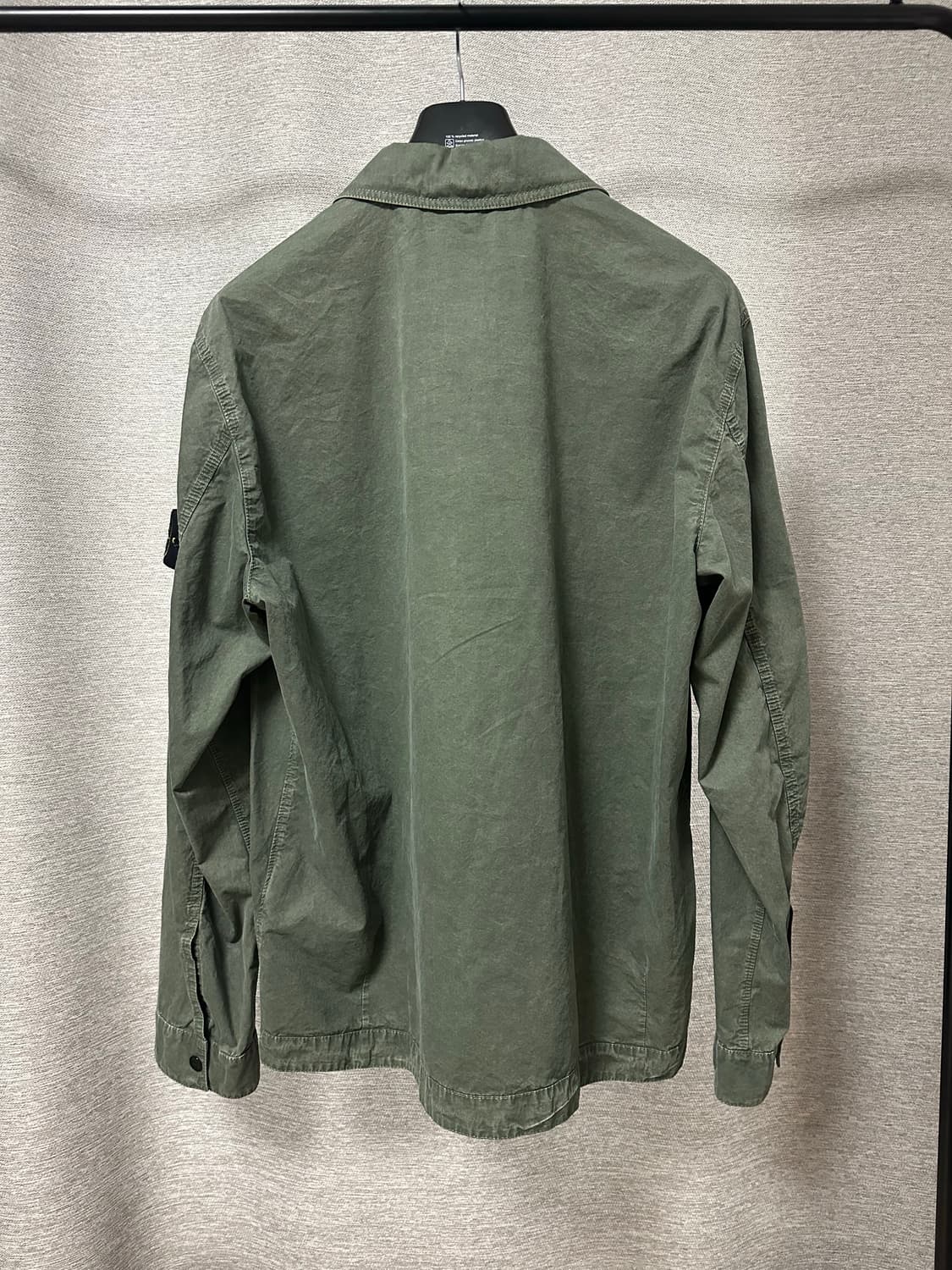 25SS 스톤아일랜드 올드이펙트 오버셔츠 머스크그린 (XXL)  상품이미지2