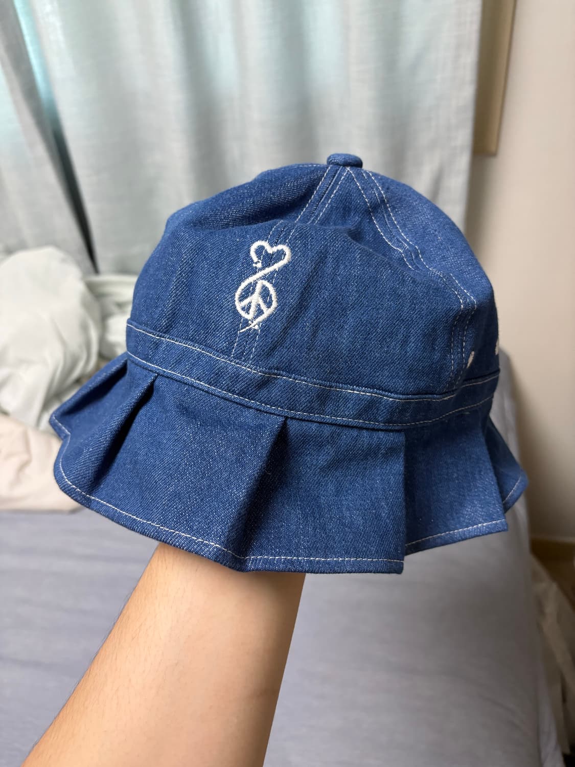 사스콰치패브릭스 TUCK BRIM DENIM HAT - INDIGO BL 상품이미지5