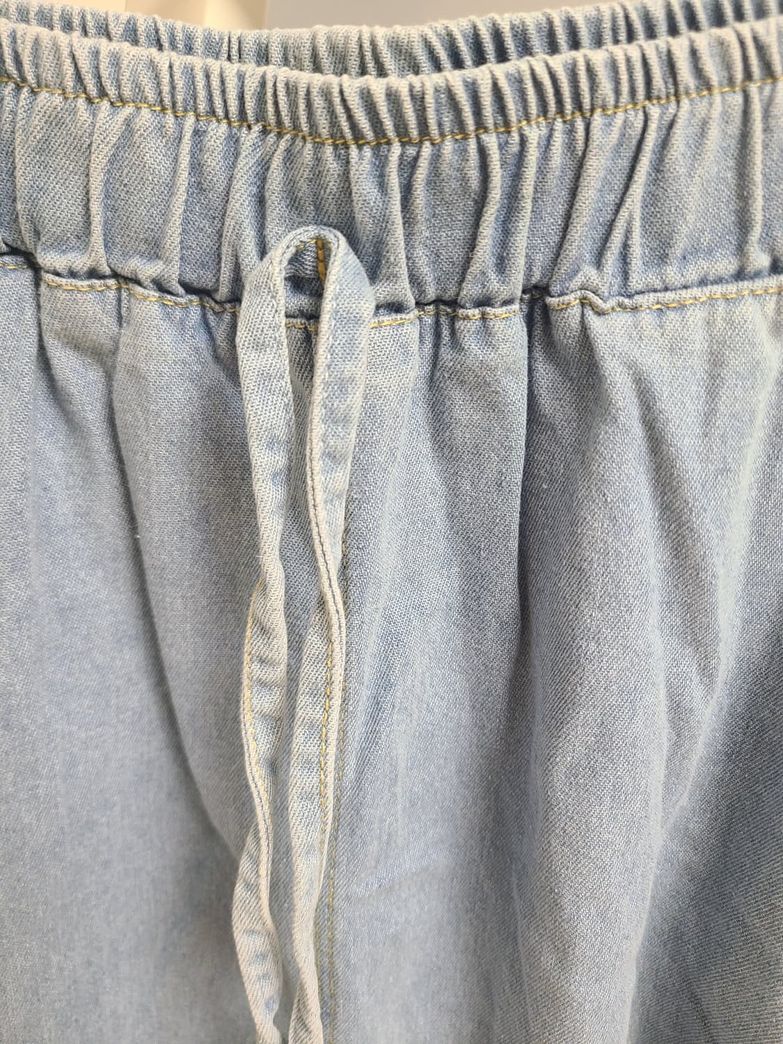 새상품 a라인 밴딩 연청치마 상품이미지3