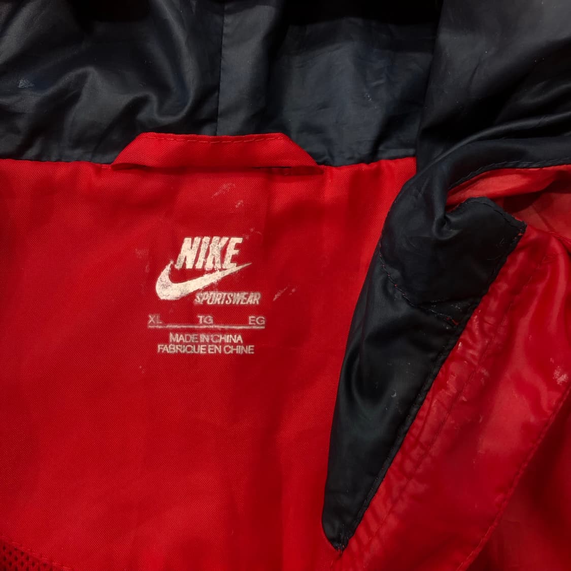 나이키 윈드러너 배색 후드 바람막이 자켓 상품이미지4