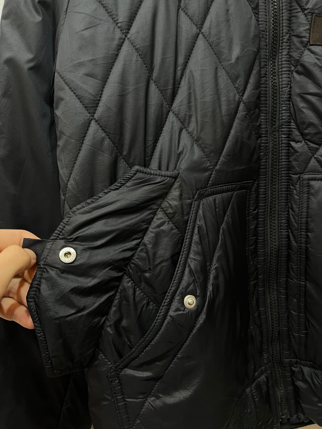 아비렉스 밀리터리 퀼팅 패딩 봄버자켓 L 상품이미지3