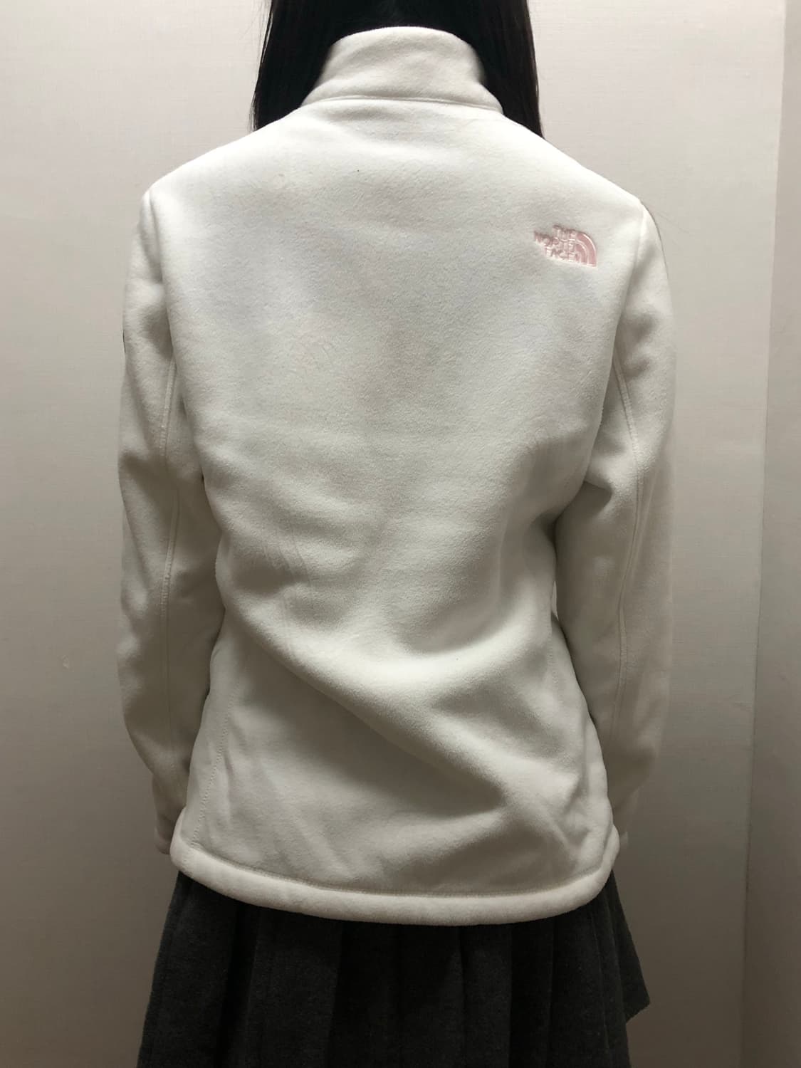 빈티지 노스페이스 화이트레벨 핑크 로고 후리스 상품이미지8