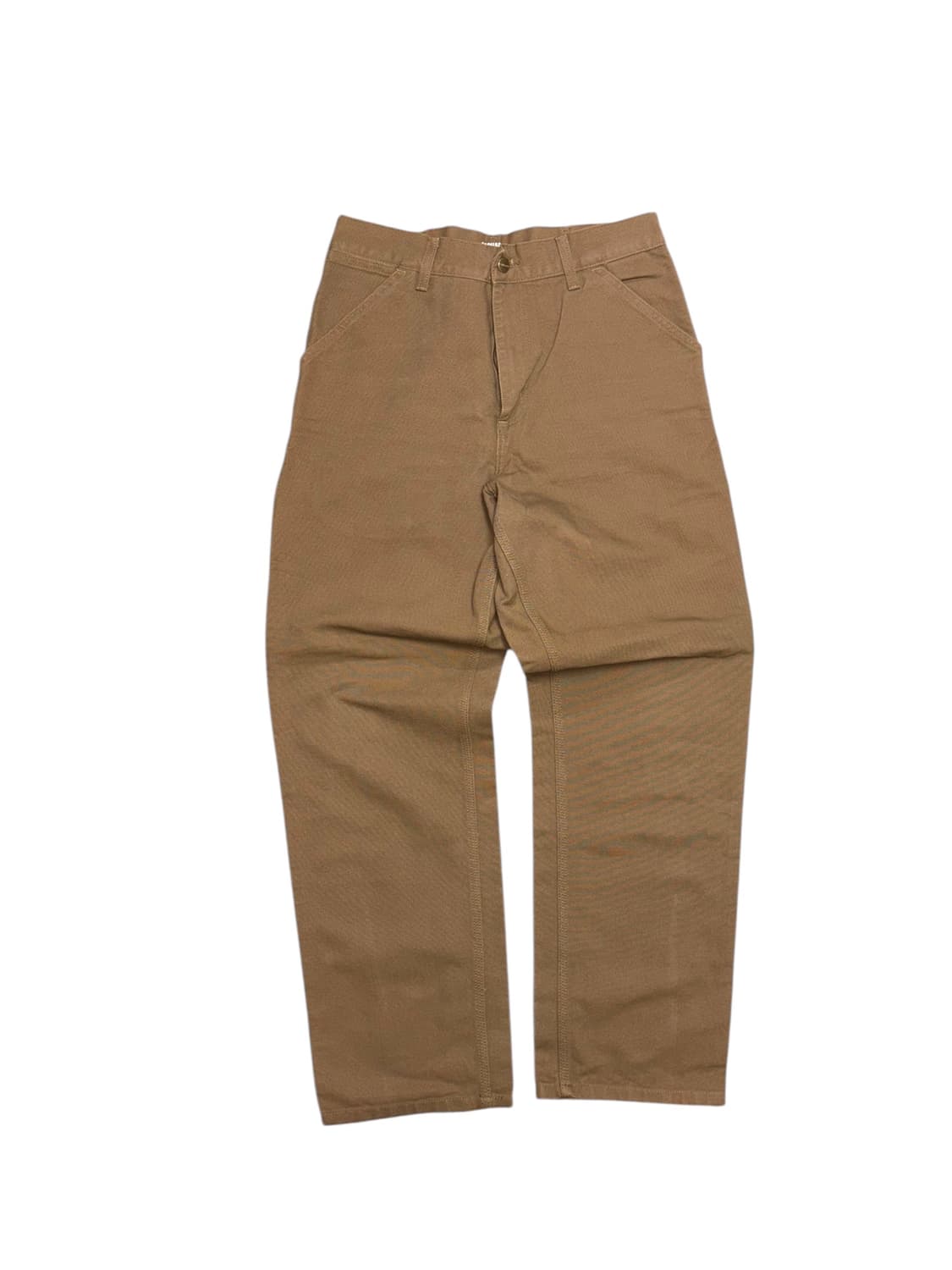 칼하트 wip 싱글니 브라운 카펜터 팬츠 상품이미지4