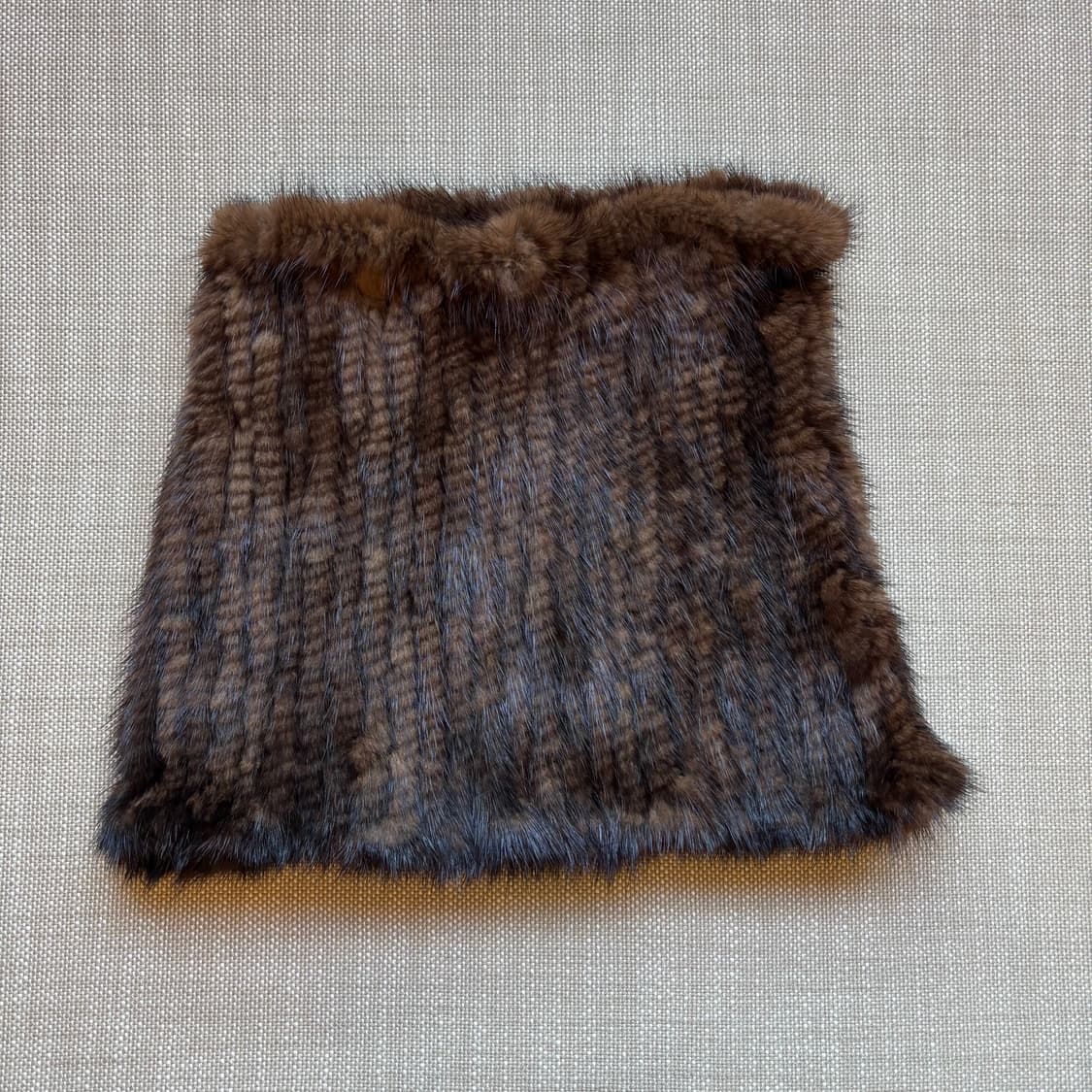 프랑코페라로 천연 밍크 워머 목도리 브라운 상품이미지4