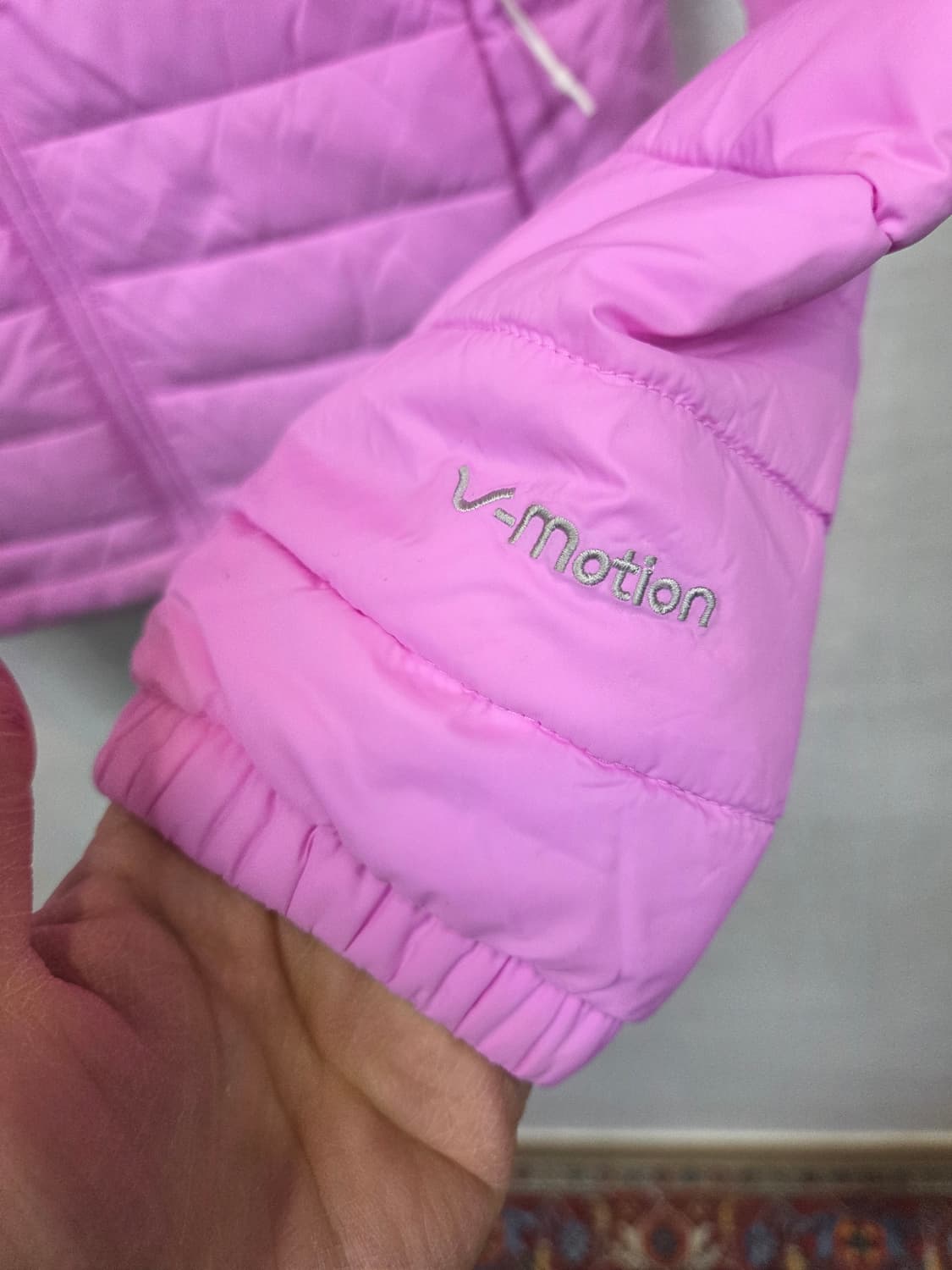 노스페이스 화이트라벨 v 모션 경량패딩 핑크 s 상품이미지4
