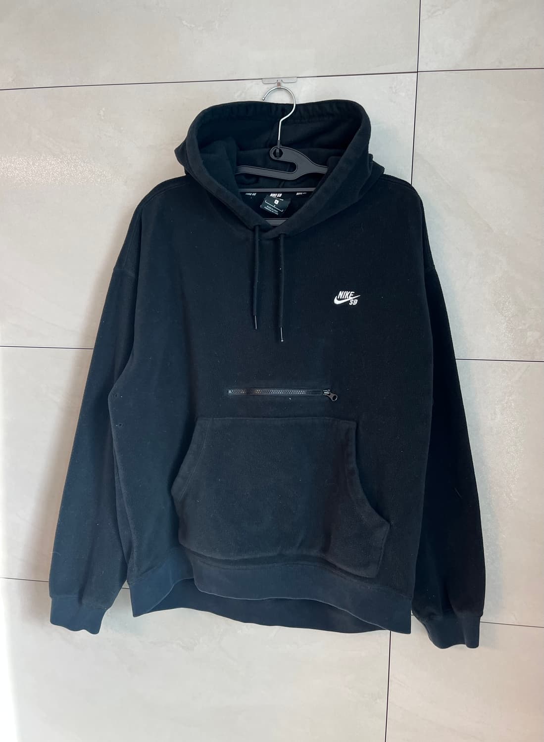 나이키 SB 블랙 후리스 후드티 [L] 상품이미지3