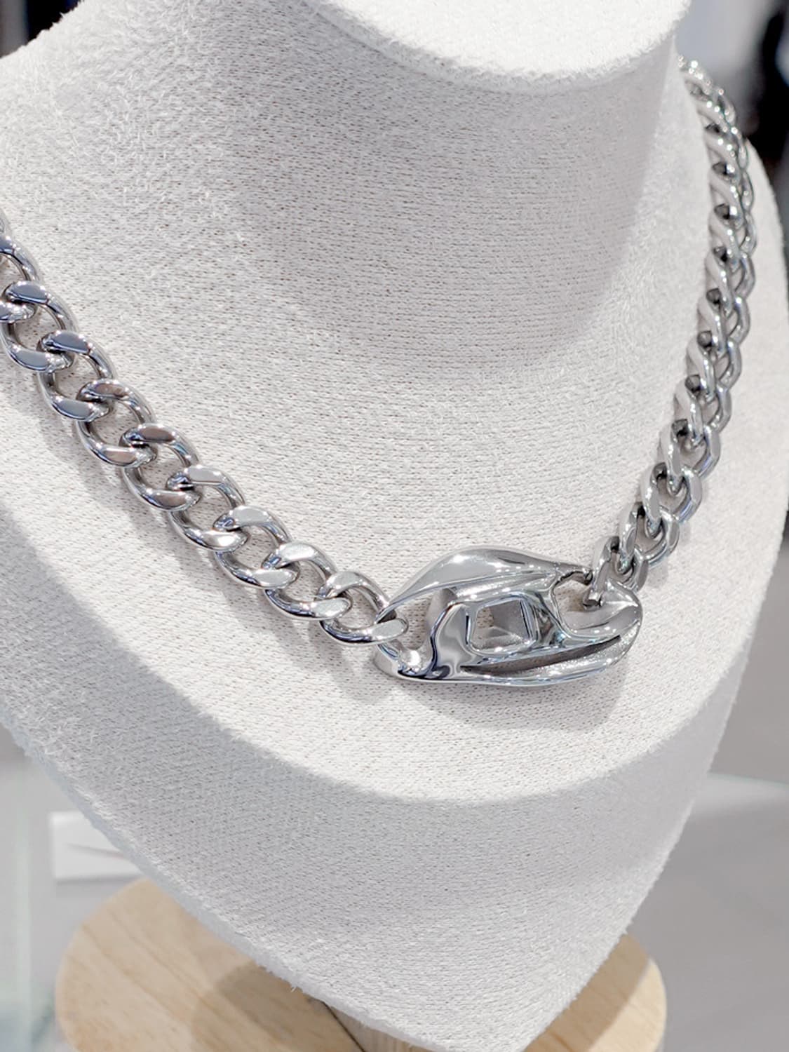 디젤 실버 체인 목걸이 상품이미지4