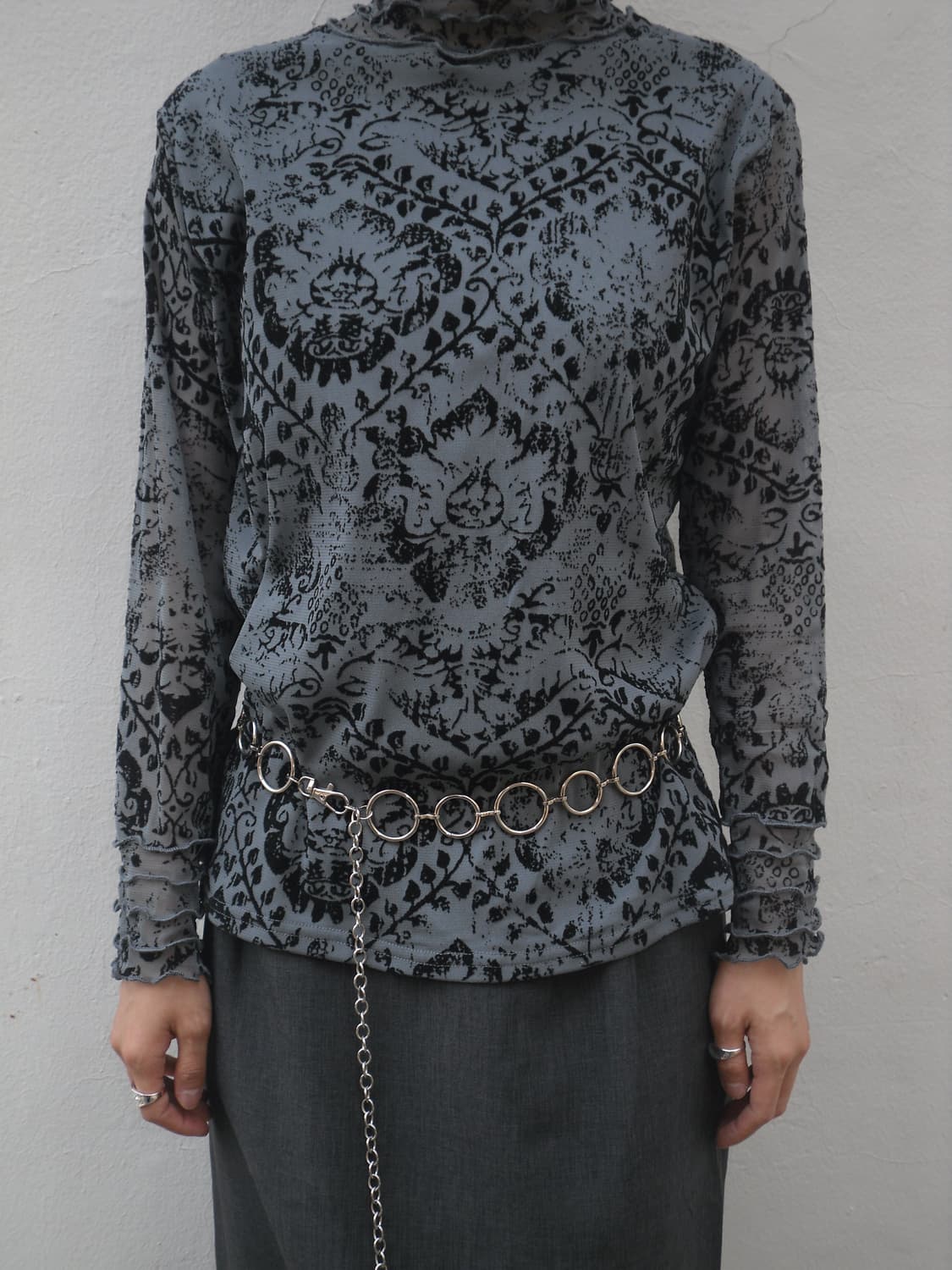 Vintage turtleneck blouse 상품이미지4