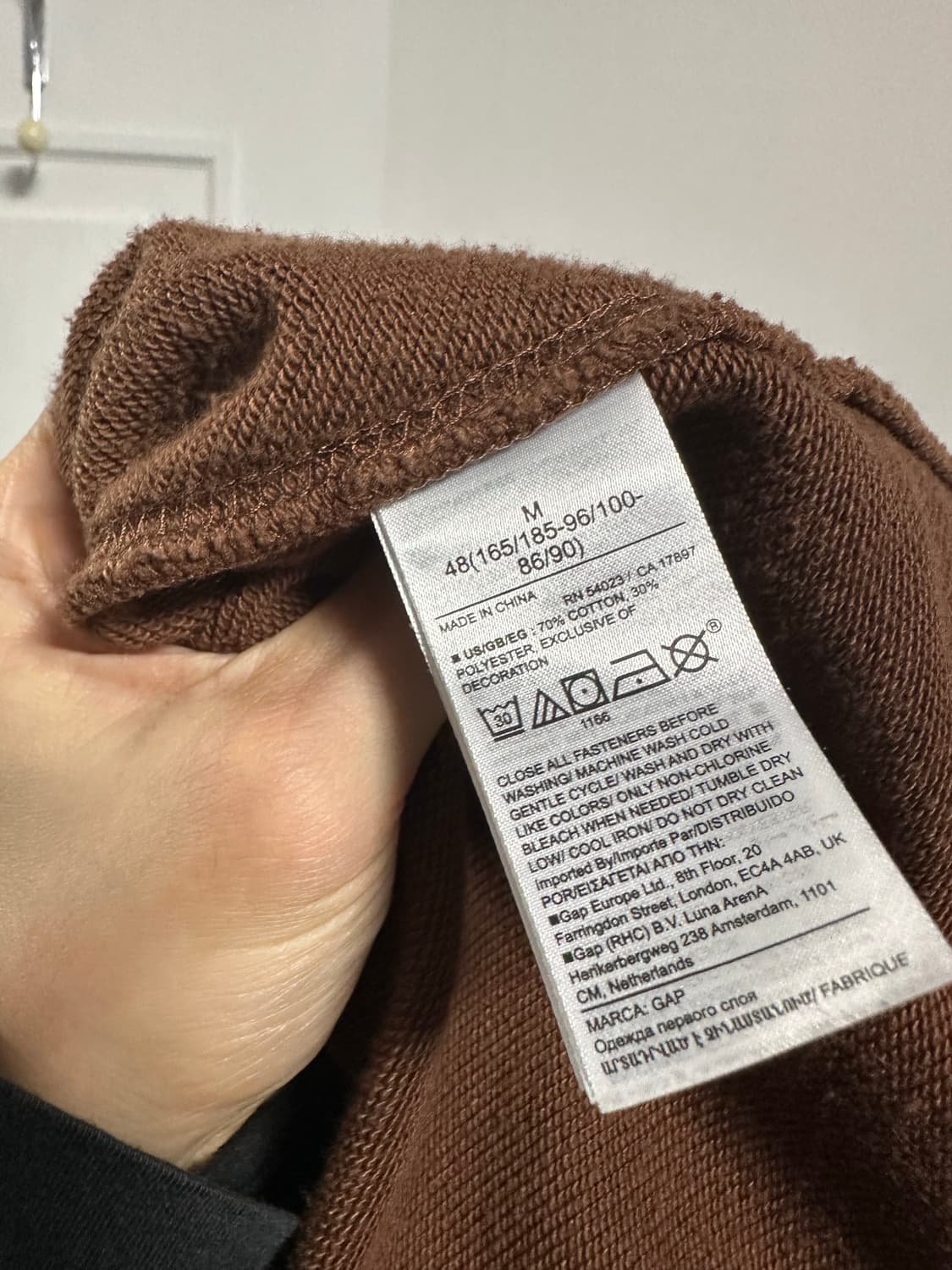 갭 로고 후드집업 상품이미지4