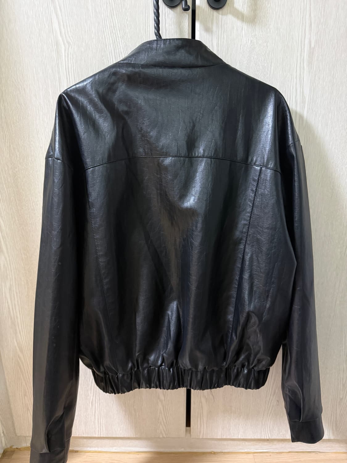 블랙 가죽자켓 상품이미지2