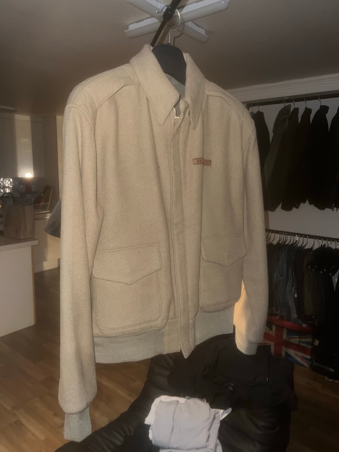 아비렉스 울 자켓 (m) 상품이미지2