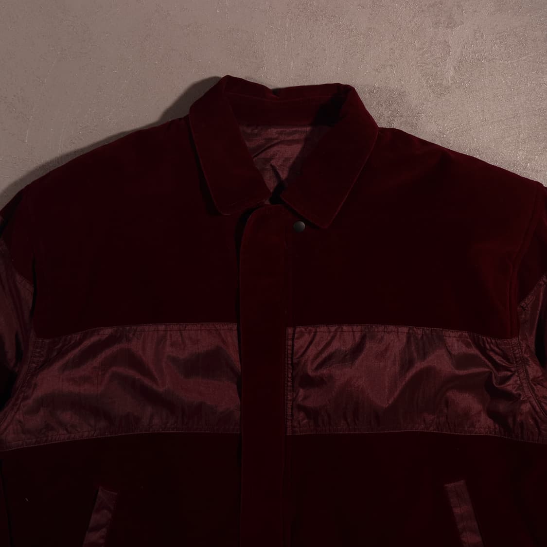 일본빈티지 리버시블 벨벳 블루종 봄버자켓  상품이미지2