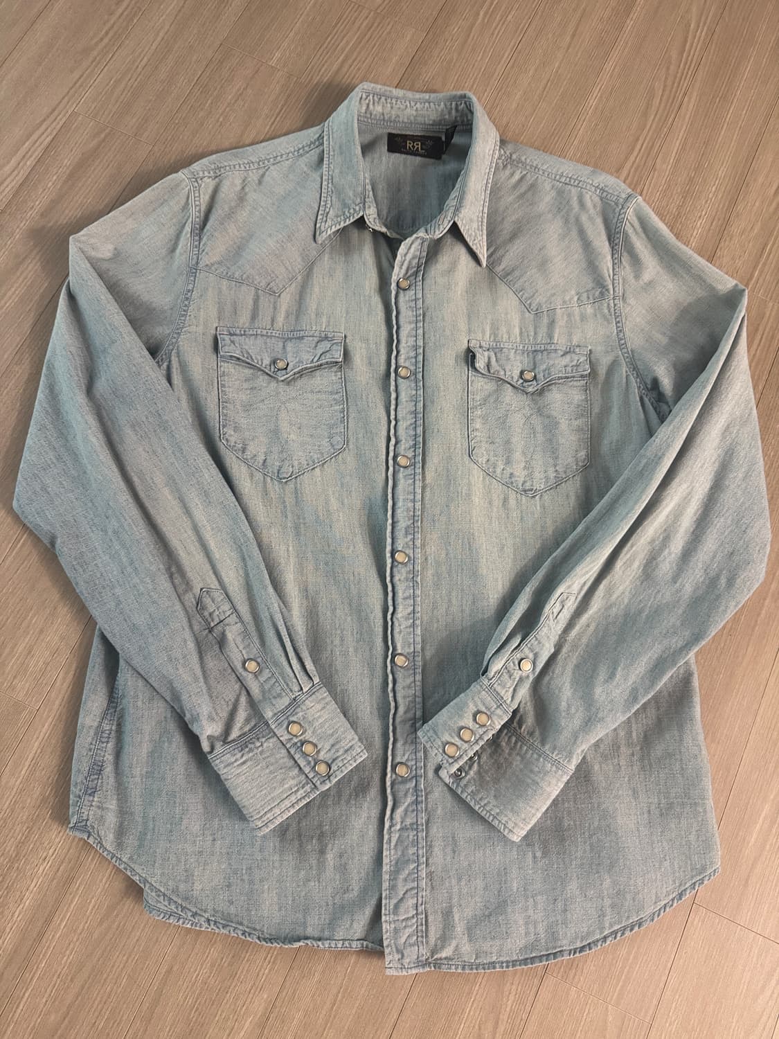 rrl 더블알엘 샴브레이 웨스턴 xl 상품이미지1