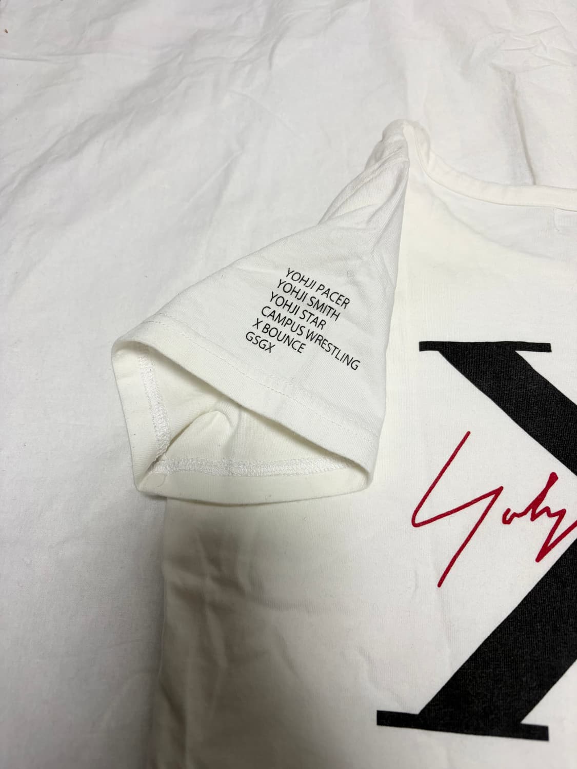 S)Yohji YamamotoxAdidas10주년 기념 반팔 티셔츠 상품이미지4