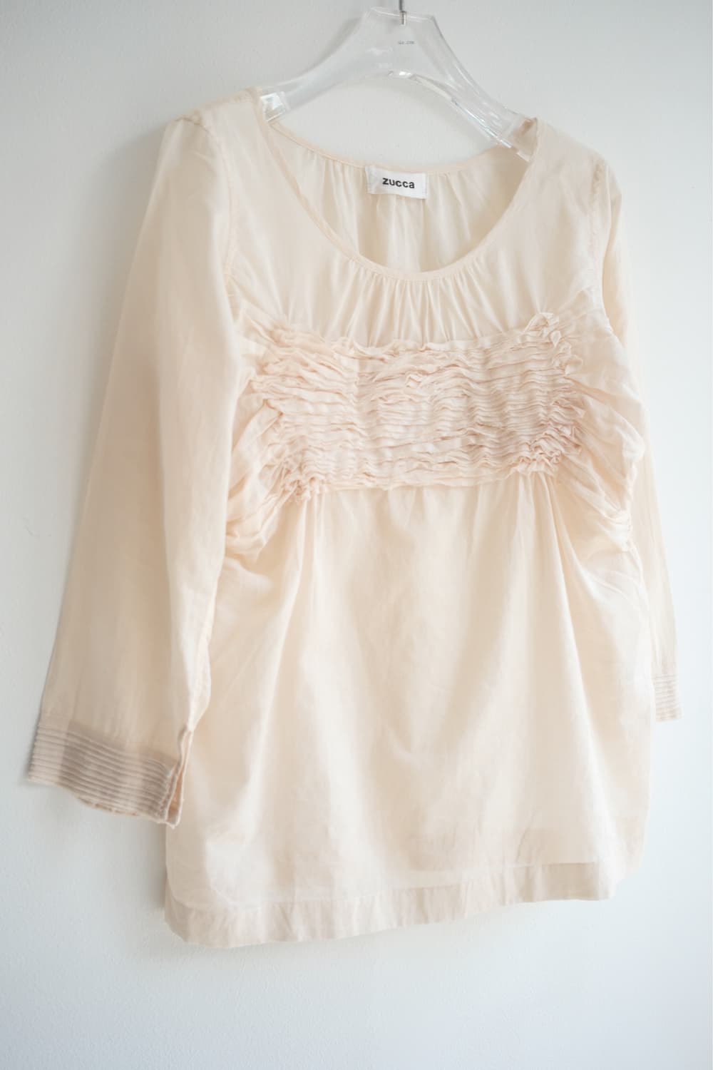Pleated pale pink top 상품이미지2