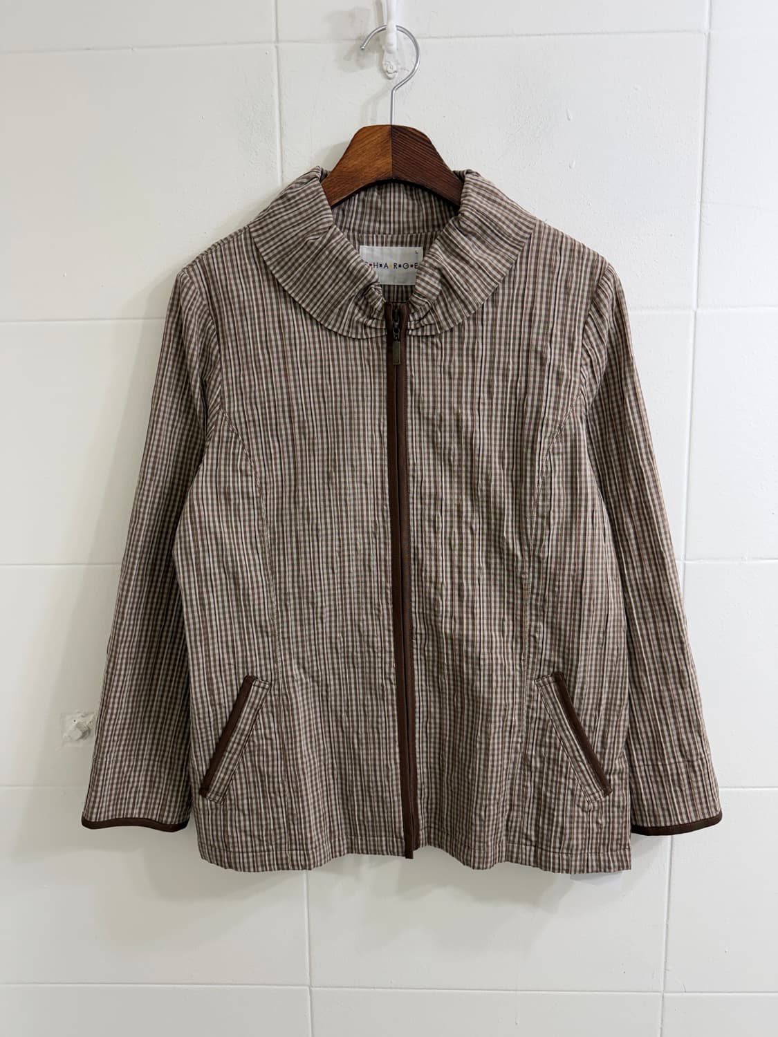 빈티지 카키 브라운 시골 소녀의 작업실 모리 코디 세트 상품이미지4