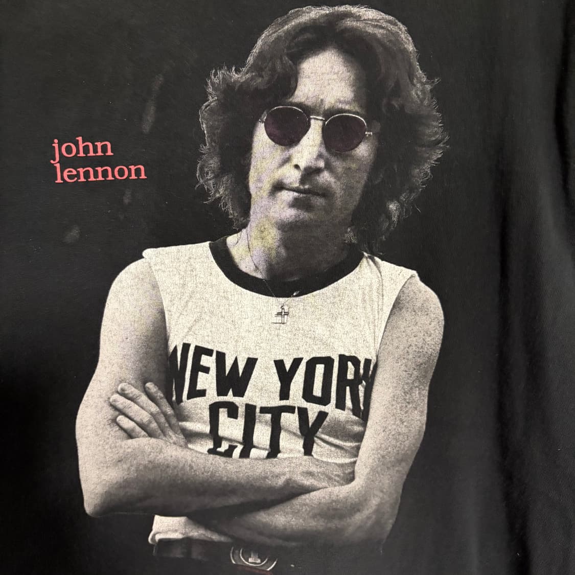 90s 비틀즈 존레논 ‘imagine’ 빈티지 밴드티 S 상품이미지6
