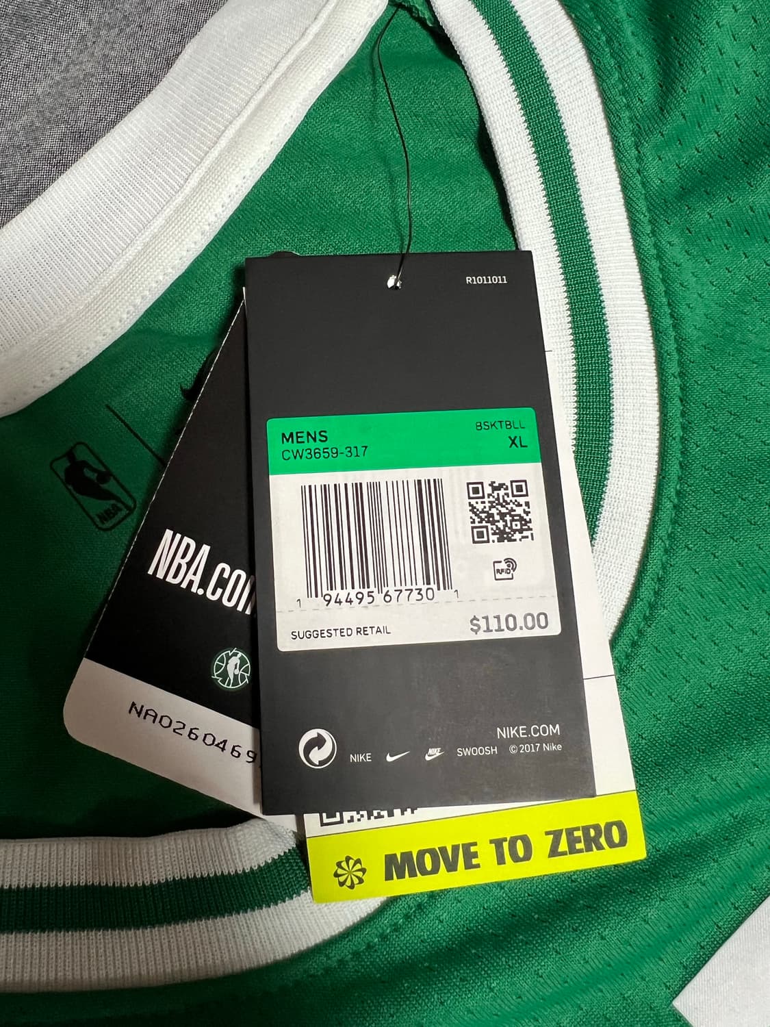 [XL/새상품] 나이키 보스턴 셀틱스 NBA 저지 #8 Walker 상품이미지4