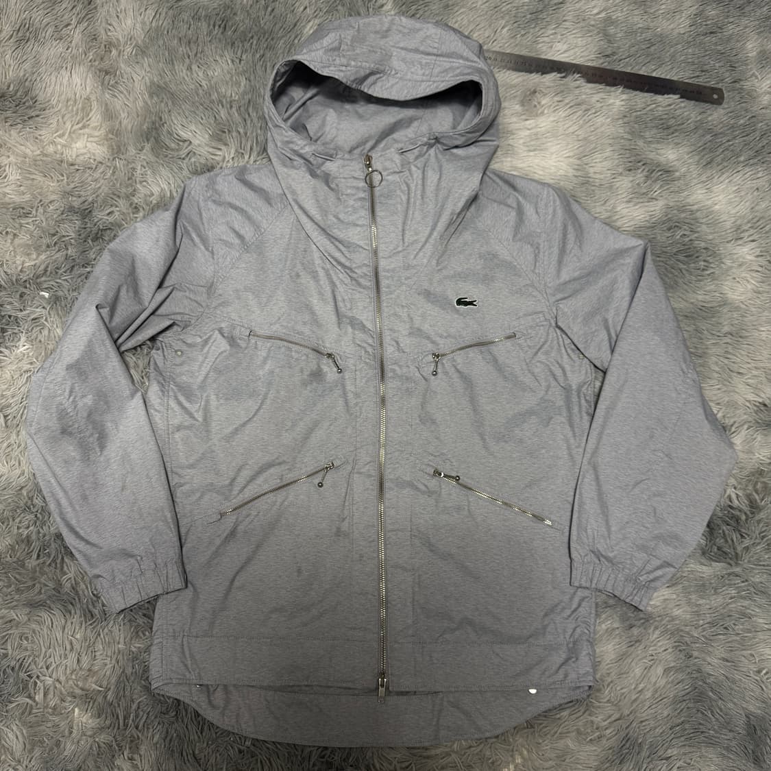 라코스테 실버색상 바람막이 95사이즈 상품이미지5