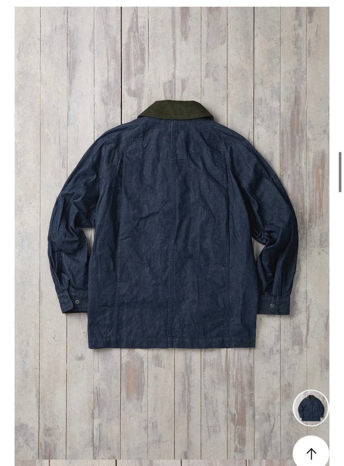 FFC x DOCUMENT 헨리코튼 워시드 데님 필드 자켓 상품이미지5