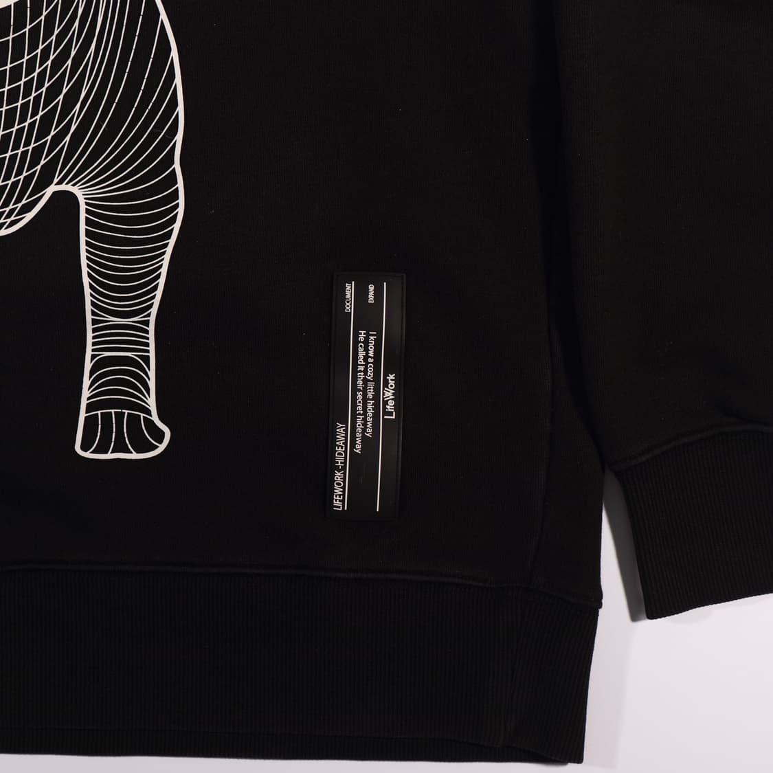 LIFEWORK 빅로고 스웻셔츠 B343 상품이미지3