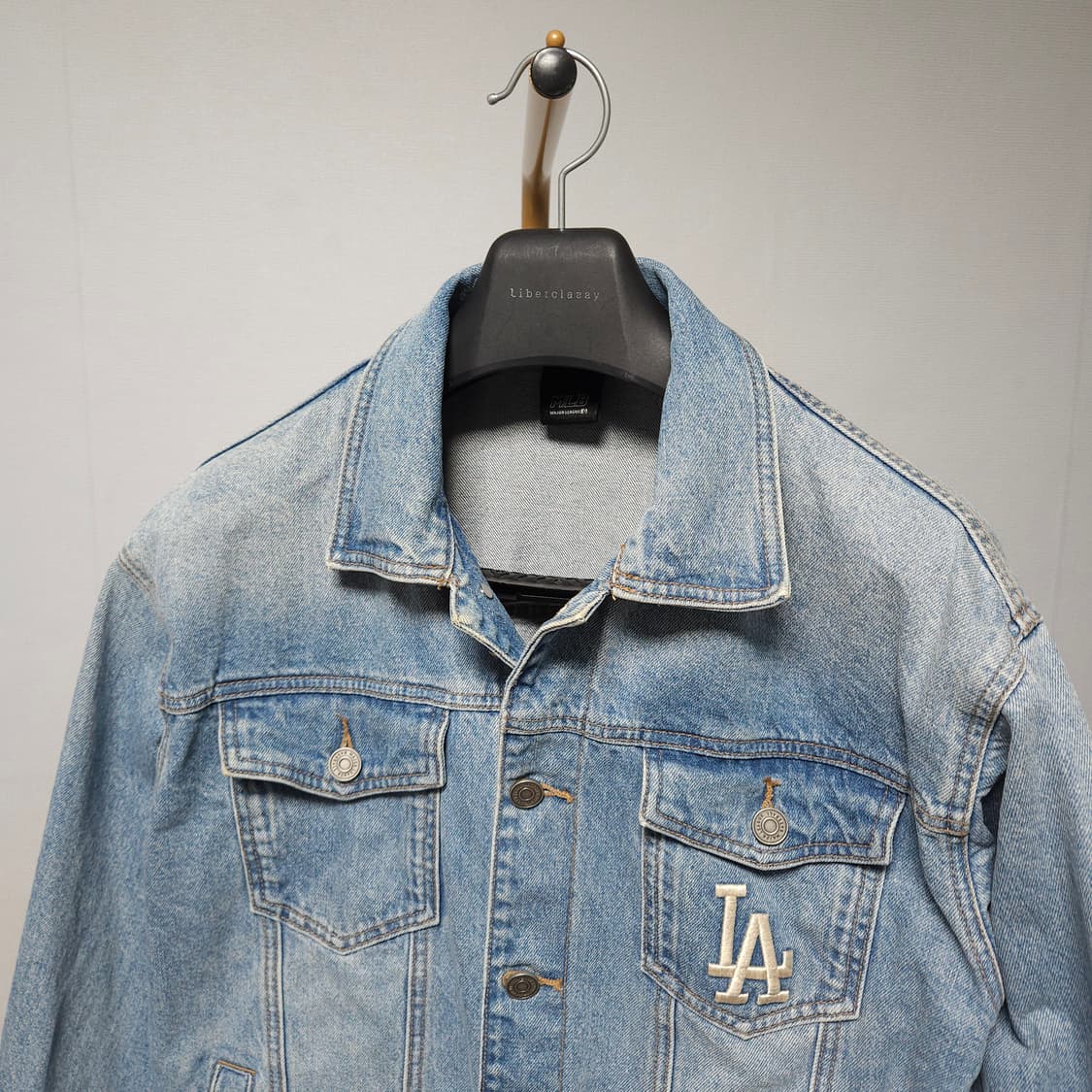 L ) MLB LA 다저스 데님 청자켓 상품이미지2