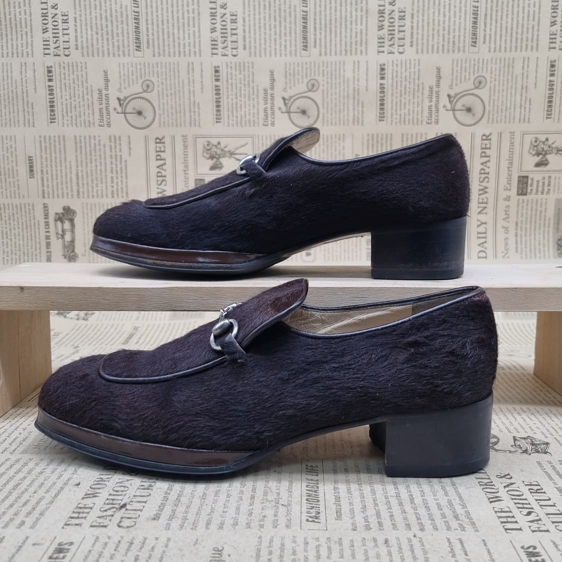 정품 구찌 홀스빗 여성로퍼235 굽4 상품이미지1