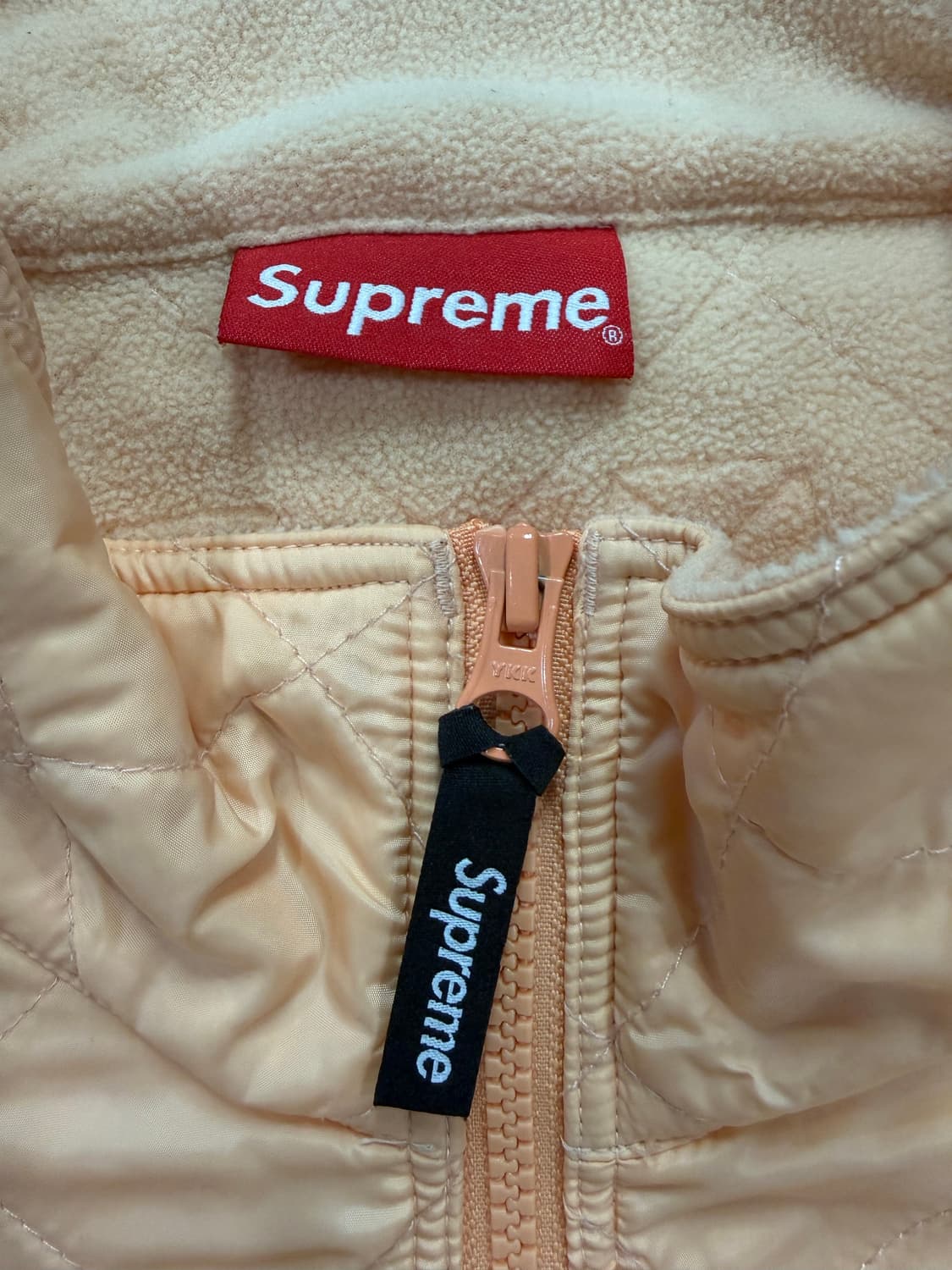 (XL) SS17 슈프림 아크로로 퀼티드 하프집업 피치 상품이미지4