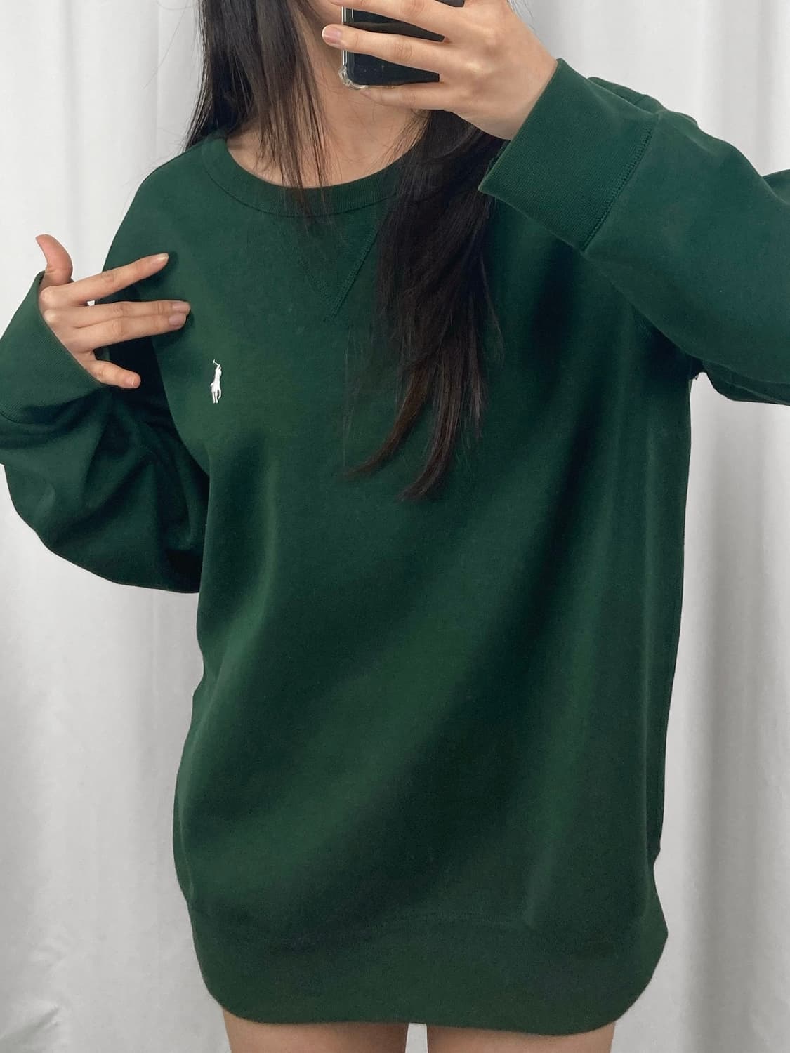 폴로 그린 맨투맨 상품이미지2