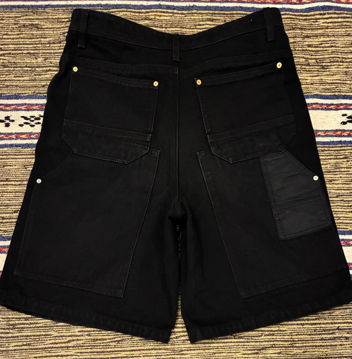 (31)앤더슨벨 나미비아 더블니 코튼 흑청 데님쇼츠 버뮤다팬츠 상품이미지6