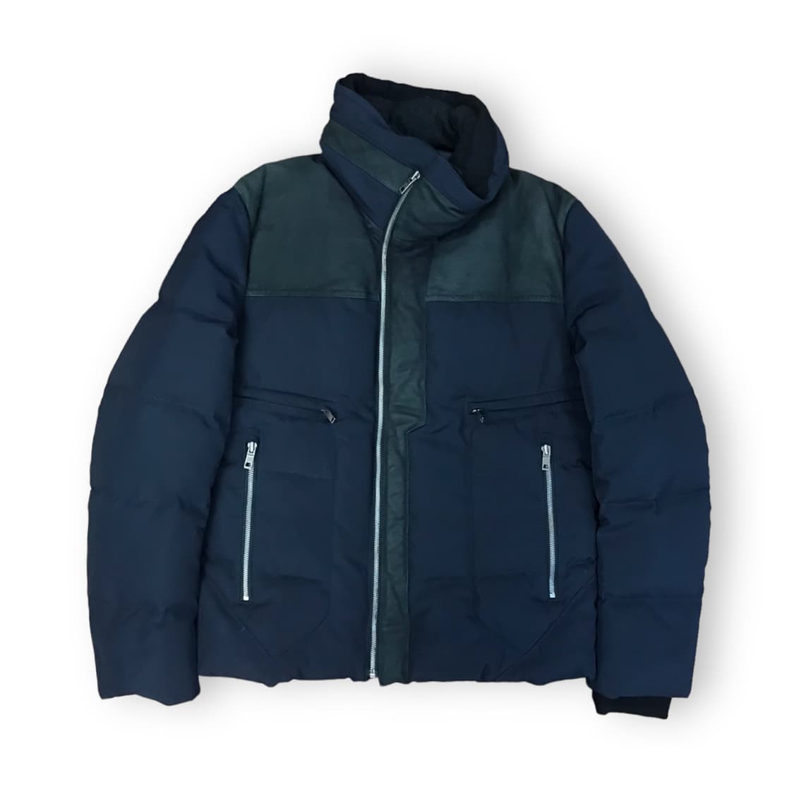 솔리드옴므 레더 패딩 상품이미지1