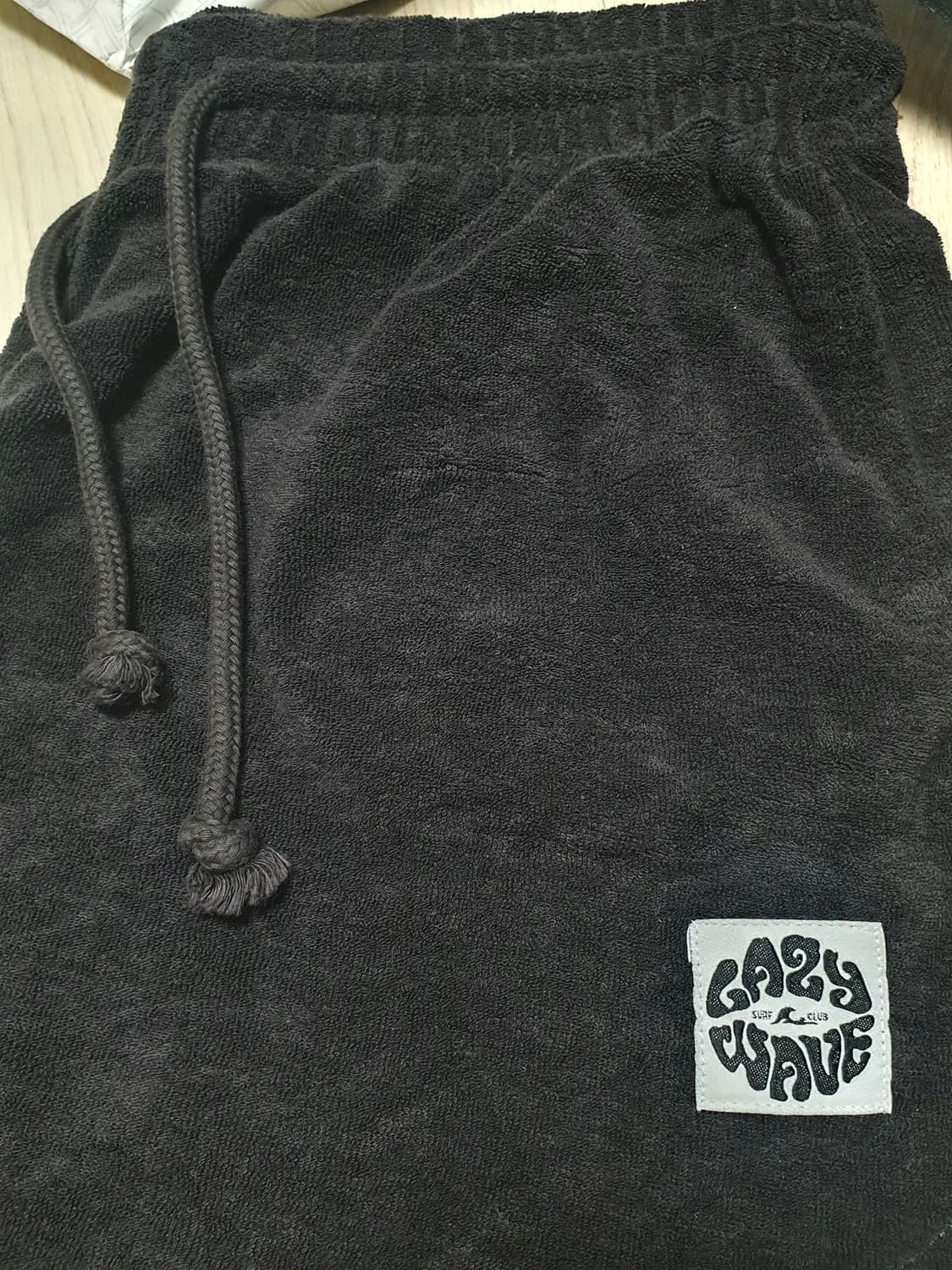 H&m 테리 반바지 블랙 상품이미지3