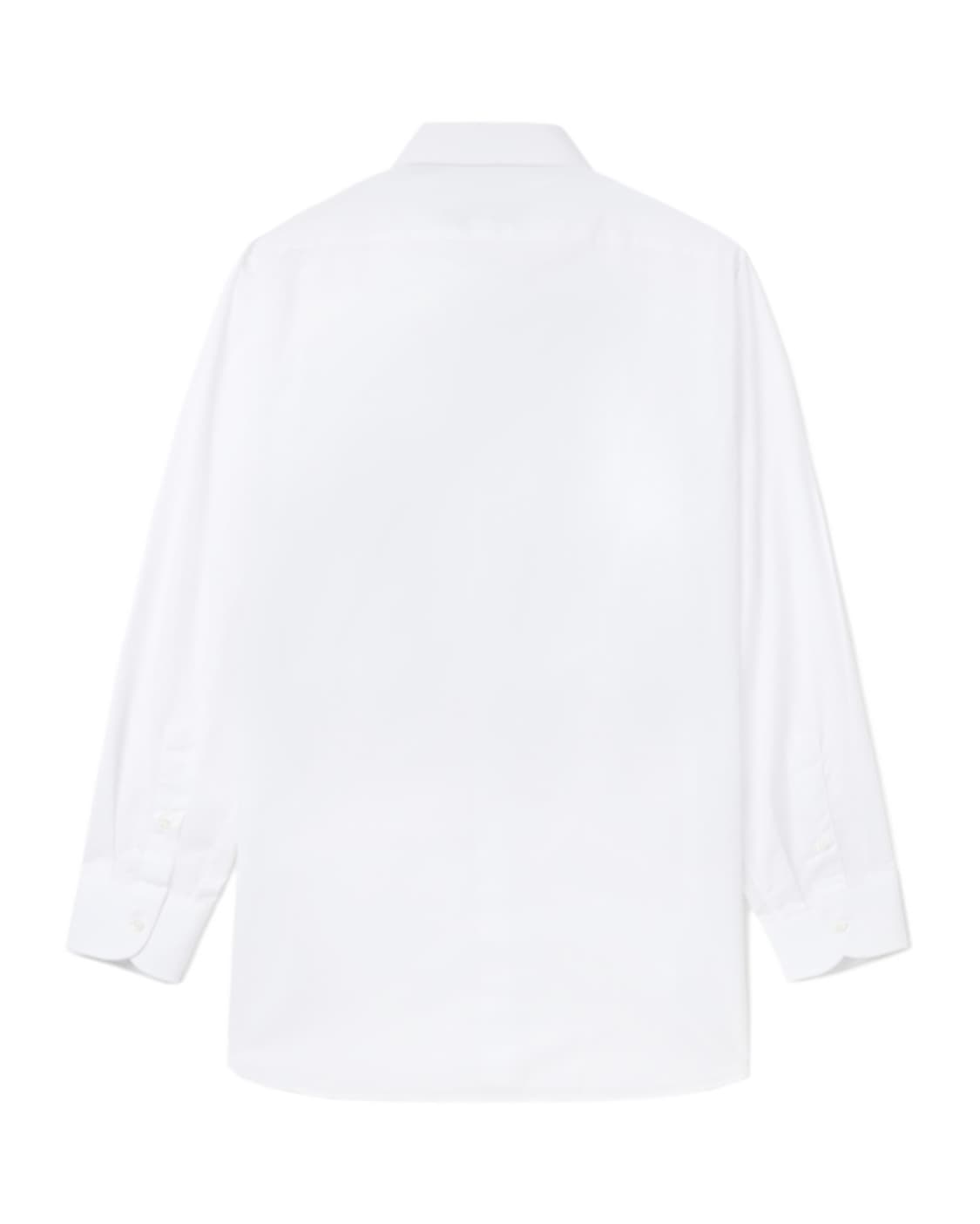 새상품 준야와타나베 텍스쳐 패널 화이트셔츠 L 상품이미지4