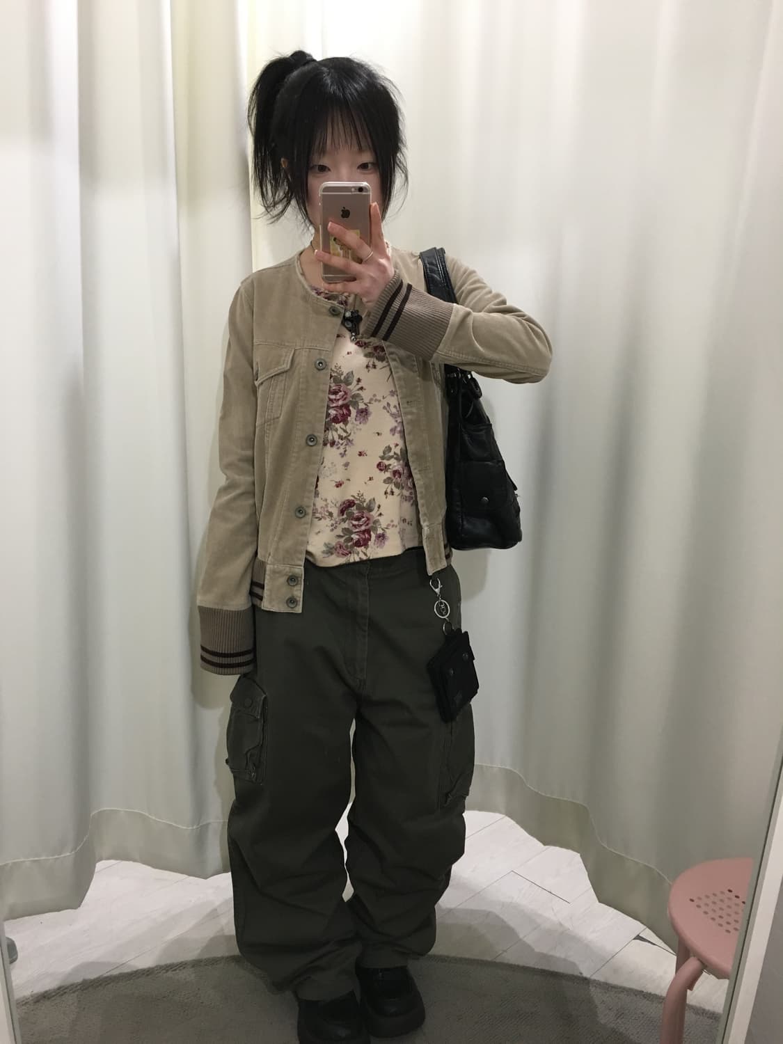 Retro Hana Layered Top Set 상품이미지1