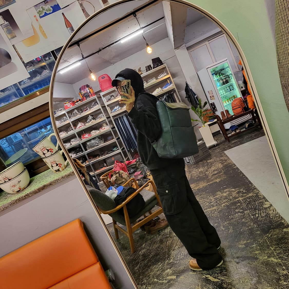 브루노 말리 레더 백팩 상품이미지9