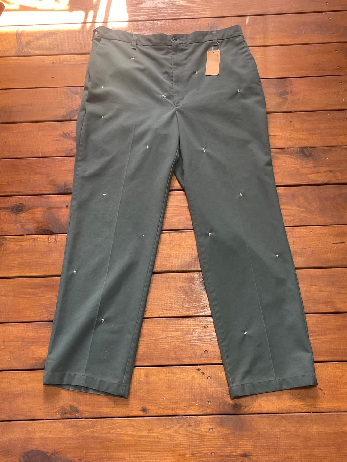 핸드메이드 니들워크 워크 팬츠 38 상품이미지3