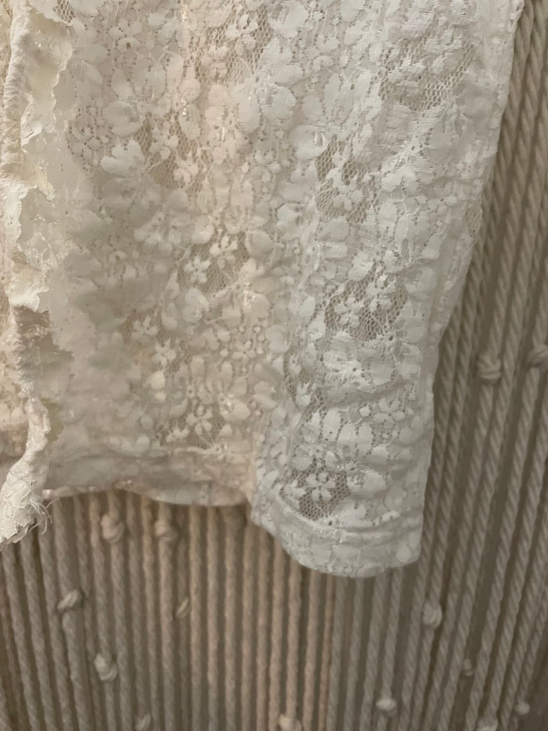 화이트 레이스 블라우스 상품이미지3