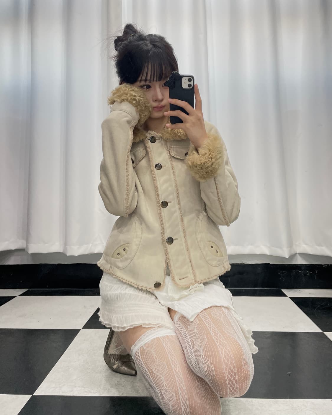 🎸화이트 쉐르파 자켓🎸 상품이미지2