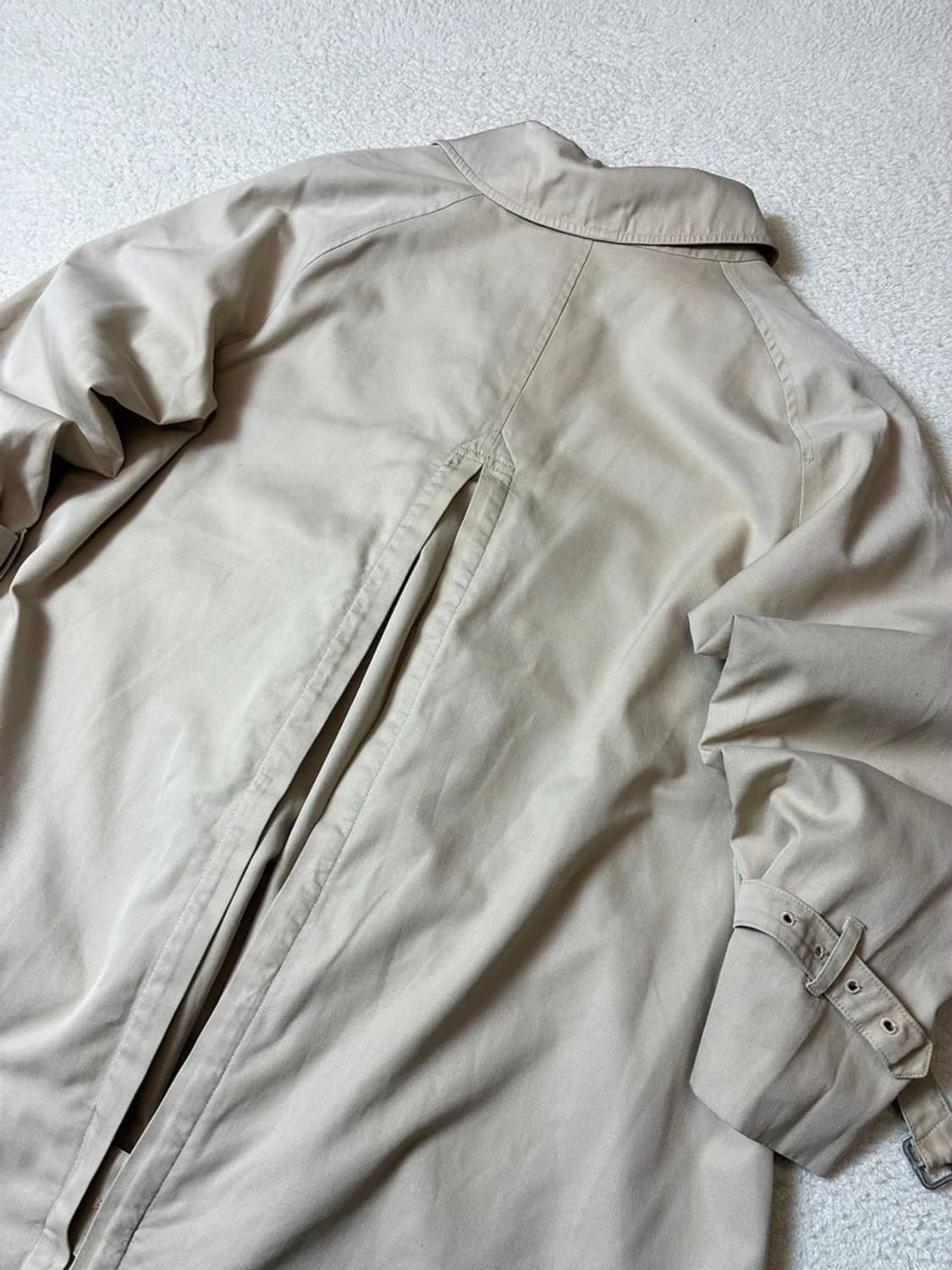 버버리 90's 싱글 시그니처 A 라인 트렌치 코트 PN7560 상품이미지7